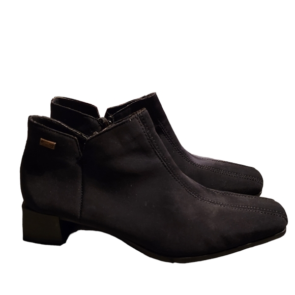 Rieker Shoes - Rieker Women's Kelly Stretch Waterproof Black Zip Up Booties Size 39 (8.5)